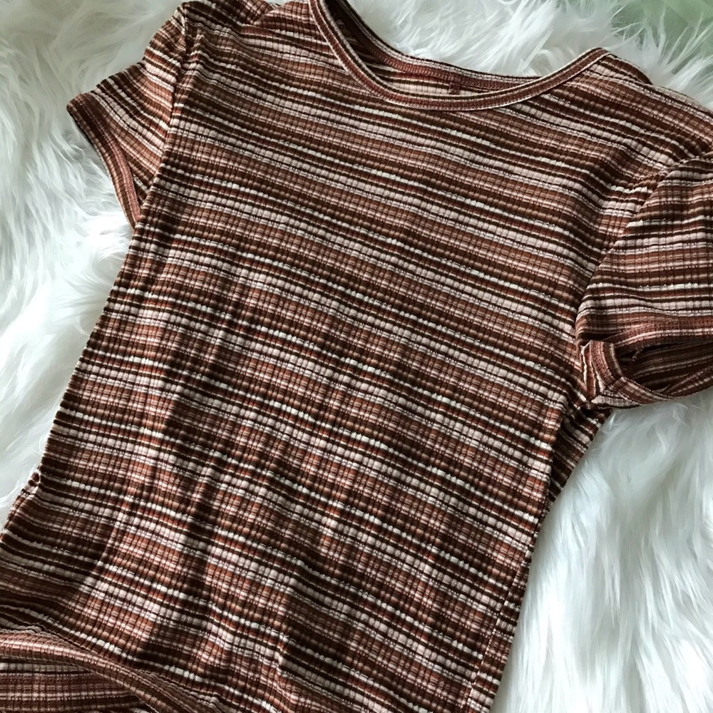 UO ribbed striped top